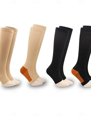  Calcetines de compresión Calcetines Deportivos Calcetines para correr 1 Par Básico Mujer Calcetines de tubo Transpirable Reductor del Sudor Cómodo Antideslizante Entrenamiento de gimnasio Corriendo