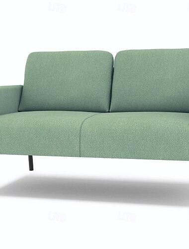  Sofabezug aus 100 % Baumwolle, passend für Glostad-Sofas, gesteppte Schonbezüge mit Blumenmuster