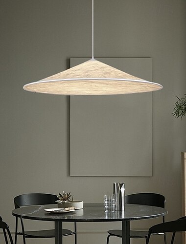  Lampadario a sospensione a LED in tessuto, 50/60/80 cm, lampada da soffitto a testa singola per loft, bar, soggiorno, sala da pranzo
