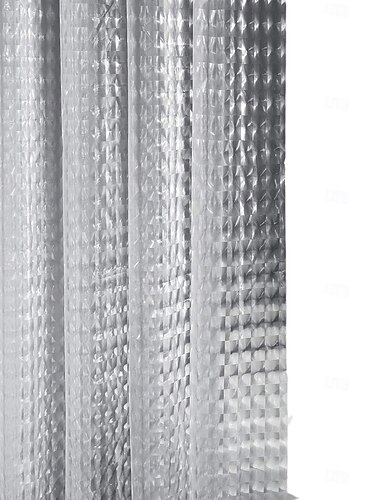  PEVA 8G Duschvorhang-Beschichtung 72x72 Zoll 3D klarer blauer Blasenschwerlast-Wasserschutz Duschvorhang-Beschichtung dicker Kunststoff-Duschvorhang für das Badezimmer 12 Haken