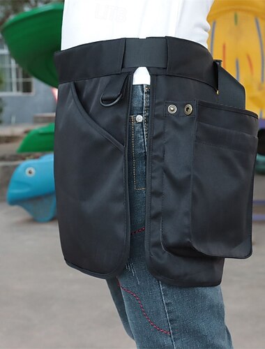  dreifache Hippie-Gürteltasche, multifunktionale Hüfttasche aus Stoff, schweißfeste Seitentasche für Damen und Herren, Wandern, Laufen, Camping, Trekking