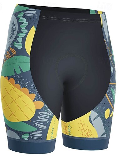  Damen Radsport-Radhose: Fahrradshorts Gepolsterte Fahrradhose Fahhrad Shorts Unterteile Formpassend Mountainbike MTB Straßenradsport Sport Frucht 3D-Polster Atmungsaktiv Schnelltrocknend