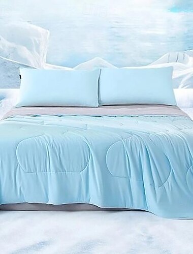  Zomer Koelend Dekbed Ademend Comfortabel Koelend Dekbed Zacht Plaid voor Thuis Kantoor Comfortabel Beddengoed Slaapkamer Accessoires Cadeau voor Zomer Cadeaus voor Mannen Vrouwen