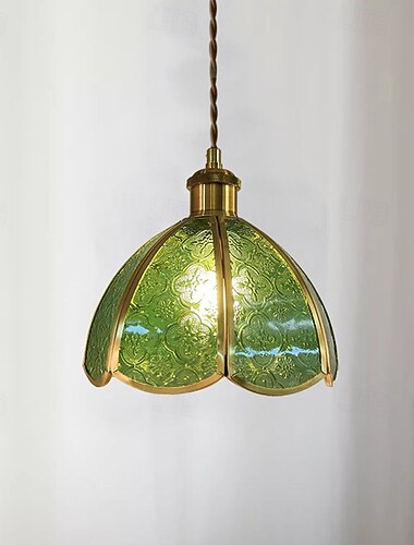  20 cm Pendant Lantern Design Geometric Shapes Pendant Light Metal Glass Artistic Style Formal Style Vintage Style Vintage Country 110-120V 220-240V