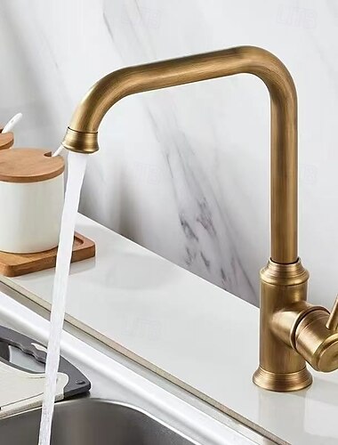  Küchenarmatur - Einhebel Einloch Galvanisiert Ausziehbar / Abziehbar Mittelset Retro Vintage Kitchen Taps