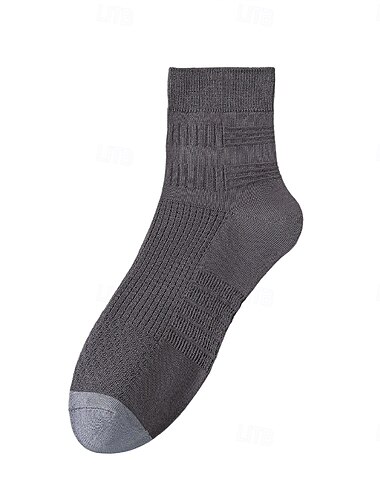  Herren 1 Paar Socken Schwarz Weiß Farbe Einfach Texture Schule Formell Outdoor Dünn Sommer Täglich Lässig