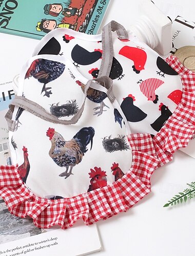 נוצת חיות מחמד הגנה מתקן תרנגול דפוס כנף אחורית מגן תרנגולת אוכף סינר   נוצת חיות מחמד הגנה מתקן תרנגול דפוס כנף אחורית מגן תרנגולת אוכף סינר