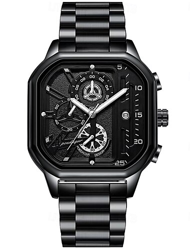  992 neue Herrenmode multifunktionale wasserdichte Nachtlichtuhr Outdoor-Sport Herren Quarzuhr