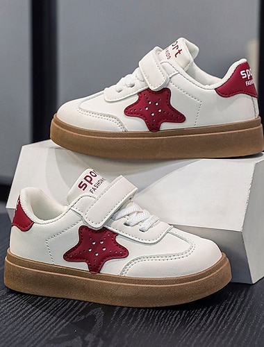  Pojkar Sneakers Dagligen Sport och utomhus Ledigt Skolskor PU Stötdämpning Mateial som andas Halk Stora barn (7 år +) Lilla barn (4-7år) Skola Ledigt Dagligen Utomhusträning Camping / vandring