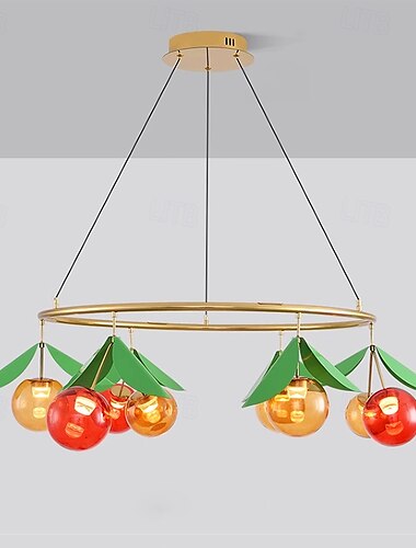  LED Chandelier 1/2/6/9/12/18 Head Electroplated Finish Glass Metal Modern Contemporary Style Bedroom Dining Room MIni Pendant 110-240V