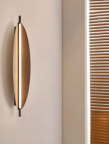  مصابيح حائط داخلية LED بمصدر ضوء 3 ألوان 40 سم على طراز Wabi-Sabi إبداعي مخصص على شكل أوراق عتيقة لغرفة النوم والدراسة في العصور الوسطى 110-240 فولت