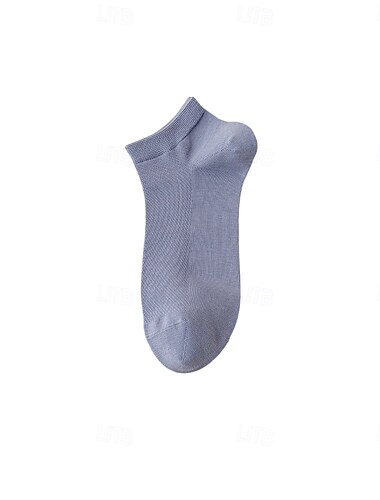  Herren 1 Paar Socken No-Show und Liner-Socken Schwarz Weiß Farbe Einfach Schule Formell Outdoor Dünn Sommer Frühling Herbst Ganzjahres Täglich Lässig