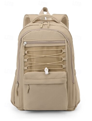  Wasserdichter Nylon-Rucksack mit großem Fassungsvermögen für Damen, Schultasche mit mehreren Fächern, geeignet für Teenager, Studenten und den täglichen Weg zur Arbeit