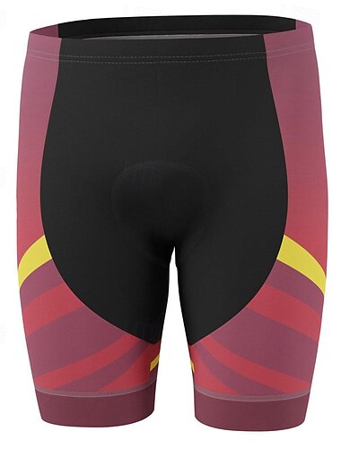  Herren Radsport-Radhose: Fahrradshorts Gepolsterte Fahrradhose Fahhrad Shorts Unterteile Formpassend Mountainbike MTB Straßenradsport Sport Streifen 3D-Polster Atmungsaktiv Schnelltrocknend