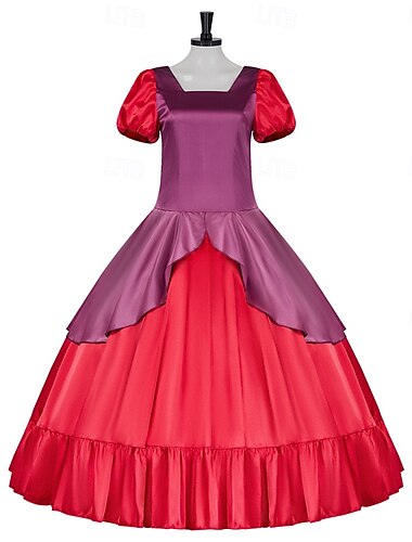  Cinderella ドリゼラ Anastasia ドレス コスプレ衣装 コスプレ 映画コスプレ for 女性用 成人 ハロウィーン 性能 パーティー ハロウィーン