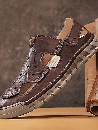  Herrensandalen schwarze Outdoor-Sandalen mit verstellbaren Riemen und atmungsaktivem Design für Wanderstrand und Outdoor-Abenteuer