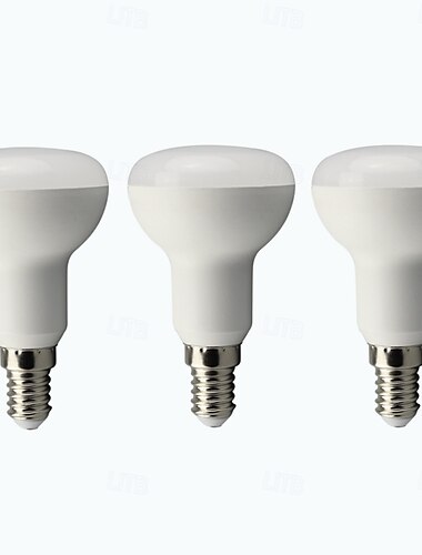  Λαμπτήρες LED με βάση r39 e14 3w 220v με ανακλαστήρα, λαμπτήρας προβολέα 25w ισοδύναμος με μη ρυθμιζόμενη ένταση, λευκό ζεστό λευκό για εσωτερικό πολυέλαιο, επιτραπέζιο φωτιστικό, 3 τεμάχια