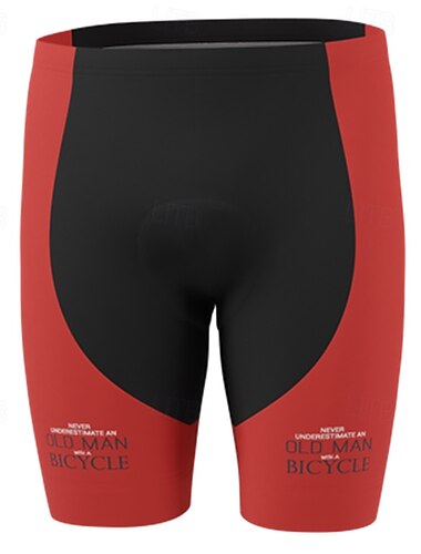  Herren Radsport-Radhose: Fahrradshorts Gepolsterte Fahrradhose Fahhrad Shorts Unterteile Formpassend Mountainbike MTB Straßenradsport Sport 3D-Polster Atmungsaktiv Schnelltrocknend Schweißableitend