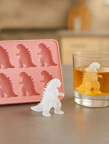 Silikon-Monster-Eiswürfelform, 3D-Kreaturenform, Eiscreme-Schokoladenkeksform für Partygetränke, wiederverwendbare Halloween-Geschenke für Kinder und Erwachsene