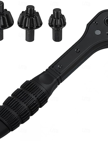  Clé à cliquet 2 en 1 pour mandrin de perceuse, outil de remplacement de clé de mandrin universel pour perceuse, compatible avec la plupart des perceuses électriques et outils électriques
