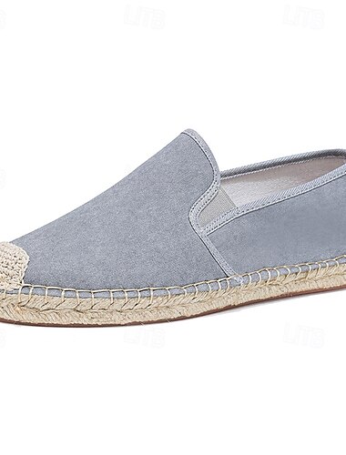  Blaue Espadrille-Schlupfschuhe für Herren mit Jutesohle – leichte und atmungsaktive Schuhe für warmes Wetter