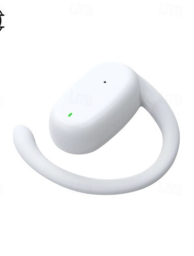  YJ76 TWS ørekrok hodetelefoner Bluetooth 5.2 – Åpen øredesign HiFi stereo støyreduserende mikrofon lang batterilevetid vannavstøtende til trening reise gaming