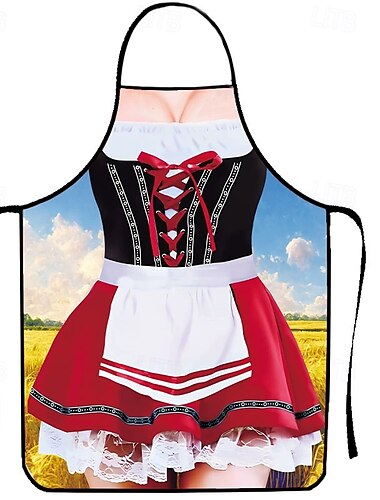  Oktoberfestbier Kostüm Schürze Dirndl Lederhosen Oktoberfest / Bier Bayerisch Bayerisches Paar Wiesn Traditioneller Stil Wiesn Herren Damen Party Bier Festival Stoff im traditionellen Stil Schürze