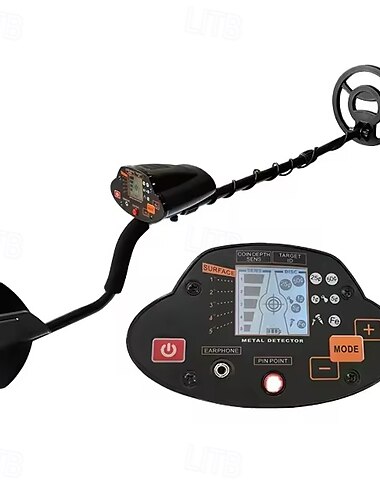  Tragbarer digitaler Metalldetektor MD-5030 – Hochpräziser unterirdischer Goldsucher mit LCD-Display &verstellbarer Schaft zum Aufspüren von Gold, Silber, Kupfer