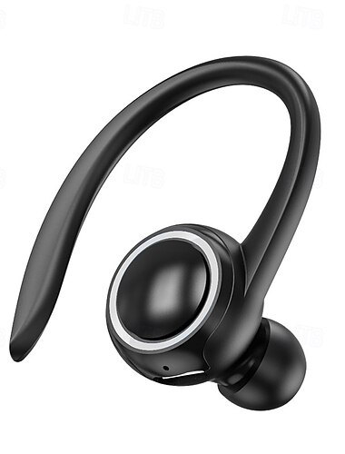  Căști sport Bluetooth 5.2 cu suport pentru urechi - căști impermeabile fără fir cu lumină LED control tactil reducerea zgomotului compatibile cu iOS și Android