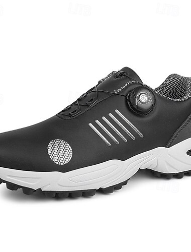  Weiß-blaue Golfschuhe für Herren mit atmungsaktivem Mesh-Obermaterial – erstklassiger Komfort und Stabilität für Golfbegeisterte