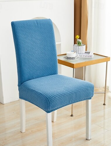  Stretch-Esszimmerstuhlbezug, Barhockerbezug, Thekenhocker, Pub-Stuhlbezug für Esszimmer, Café, Barhocker-Sitzbezug, abnehmbarer Möbelstuhl-Sitzbezug, Jacquard-Stoff mit elastischem Boden