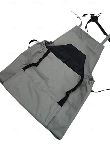  Gartenschürze mit Taschen, Oxford-Unisex-Gartenschürze für die Ernte, Beutel, großes Fassungsvermögen, wasserdichte Gartenschürze für Damen und Herren, mehrfarbig, mehrfarbig, groß