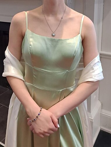  châles et étoles pour robes de soirée en satin pour femmes, longues écharpes pour invités de mariage