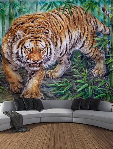  Kayomi Harai Hängender Wandteppich Wandkunst Großer Wandteppich Wanddekoration Fotohintergrund Deckenvorhang Zuhause Schlafzimmer Wohnzimmer Dekoration Bambuswald