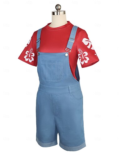  Monstrul Albastru Lilo Costum Cosplay Cosplay for Pentru femei Fete Pentru copii Adulți Halloween Carnaval Petrecere