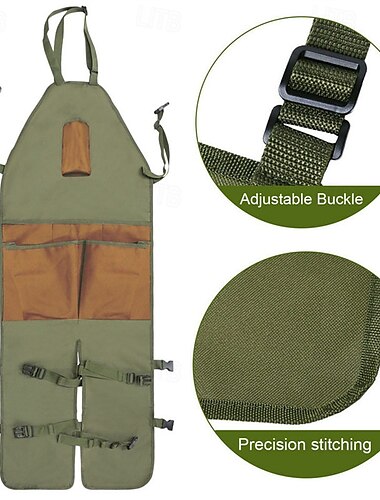  zum Pflanzen von Bauern verstellbare Taschen Riemen Gartenschürze staubdicht geteiltes Bein