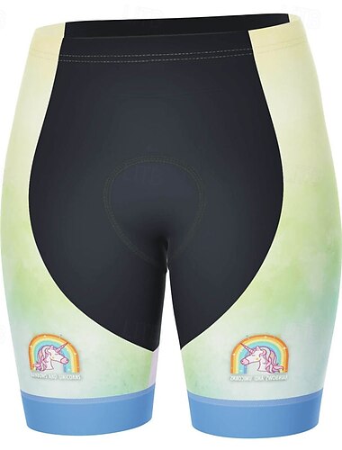  Damen Radsport-Radhose: Fahrradshorts Gepolsterte Fahrradhose Fahhrad Shorts Unterteile Formpassend Mountainbike MTB Straßenradsport Sport 3D-Polster Atmungsaktiv Schnelltrocknend Schweißableitend