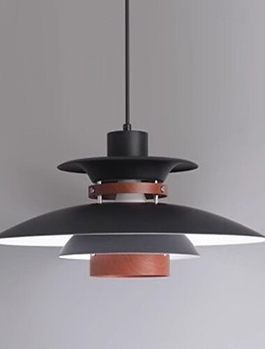  LED-pendellampa 35 cm metall modern köksö-lampa, justerbar pendelbelysning för köksö, svartguld LED-krona för matsal, sovrum, mini-pendelspotlights (1-pack)