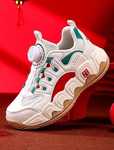  Pojkar Sneakers Dagligen Sport och utomhus Ledigt Skolskor Andningsbart Nät PU Stötdämpning Mateial som andas Halk Stora barn (7 år +) Lilla barn (4-7år) Skola Ledigt Dagligen Utomhusträning Camping