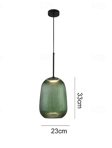  LED-pendellamper grøn glaspendelbelysning til køkkenø køkkenlamper loft 1 pakke 110-240v