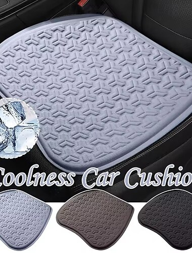  Coprisedile estivo per auto, cuscino traspirante e rinfrescante, cuscinetto in gel per la ventilazione, tappetino protettivo universale per sedili auto, accessori interni