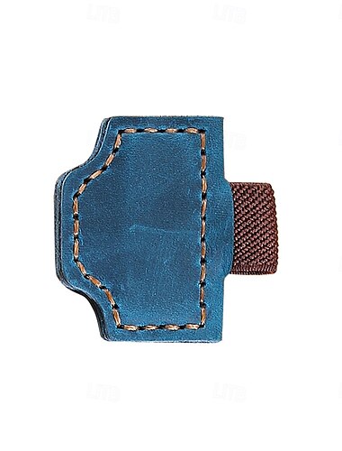  Magnetischer Stiftclip aus echtem Leder, handgefertigter Vintage-Stifthalter aus verrücktem Pferdeleder, starke magnetische Stiftschlaufe für Notizbuch, Lesezeichen, Tagebuch