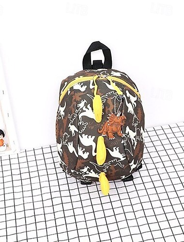  Niedlicher Dinosaurier-Baby-Sicherheitsgurt-Rucksack für Kleinkinder, Anti-Verlust-Tasche, bequeme Schultasche für Kleinkinder, Anti-Verlust-Handgelenk