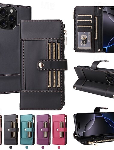  чехол для телефона samsung galaxy s24 s23 s22 s21 ultra plus a55 a35 a25 a15 5g a54 a34 a14 a73 a53 a33 a23 a13 a72 a52 a42 a32 a22 a12 a02 чехол-кошелек с подставкой-держателем на молнии защитный