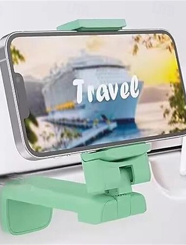  Handyhalter für die Reise im Flugzeug, universelle Freisprech-Handyhalterung fürs Fliegen mit 360-Grad-Drehung, Zubehör für die Reise im Flugzeug, unverzichtbarer Handyständer für den Schreibtisch,