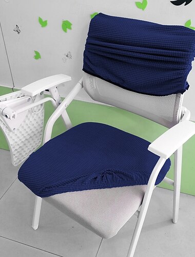  wasserdichter Stuhlbezug für Esszimmerstühle zu Hause, Stuhlbezug aus Polarfleece, Stretch-Schonbezüge, Sitzstuhlbezüge