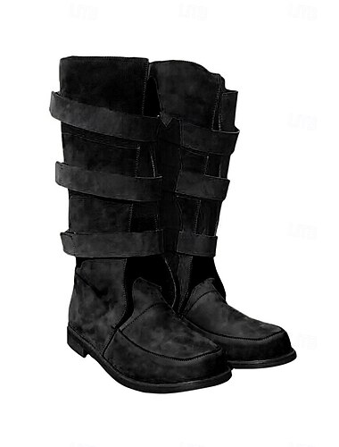  Kostymer i middelalderstil Renessanse Sko Støvler Knehøye Støvler Pirat Viking Korsfarer Kostyme Herre Unisex Keltisk Pirat Halloween Maskerade Fest / aften LARP Ren Faire Voksne Sko Alle årstider