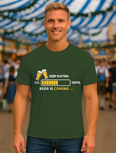  Oktoberfest Cerveza T-Shirt Camiseta de Lederhosen Match bávaro Munich Alemán Gráfico Para Hombre Adulto Carnaval Cerveza Oktoberfest Estampado en caliente Fiesta