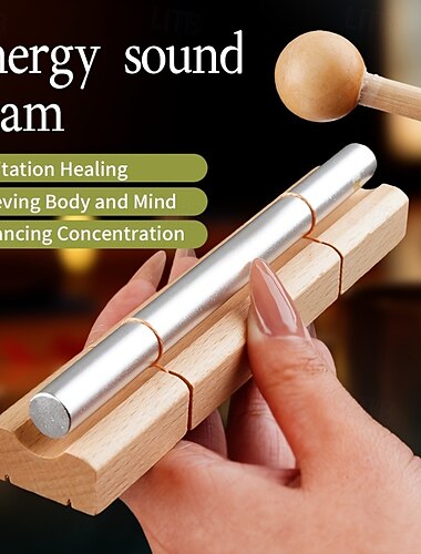  Set di strumenti curativi, per meditazione, carillon eolico, suoni energetici, adatti per meditazione/consapevolezza/yoga, rilassamento e strumenti a percussione rilassanti.