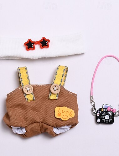  Puppenkleidungsset für 15 cm/17 cm Puppenzubehör 3-teiliges Set Outfits für Puppe handgefertigte stylische Puppenkleidung für Puppe (keine Puppe)
